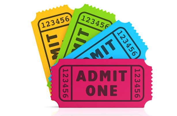 Theme park ticket 
