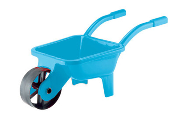 50 outdoor toys for summer: Sizzlin' Cool blue wheelbarrow 50 outdoor toys for summer: Sizzlin' Cool blue wheelbarrow