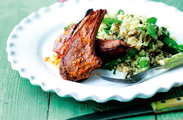lamb cutlets with creole mojo sauce