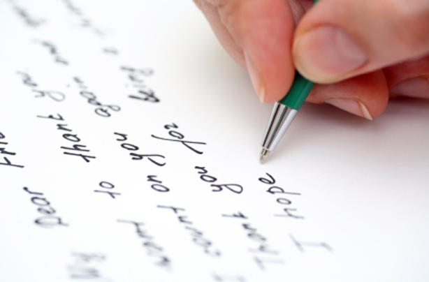 Write a hand written letter Write a hand written letter