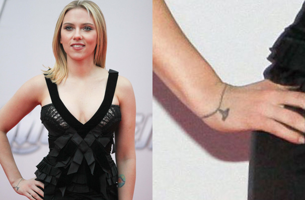 Scarlett Johansson tattoo picture Scarlett Johansson tattoo picture