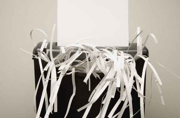Household gadgets: Paper shredder Household gadgets: Paper shredder