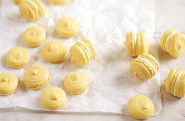 Sophie Grigson's saffron lime macaroons