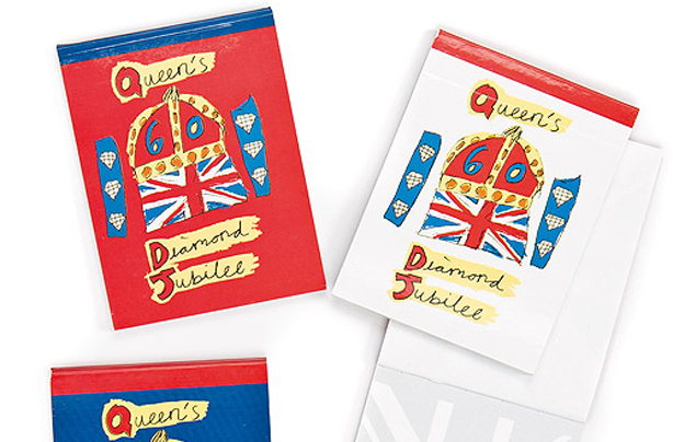 Notepads - jubilee party bag ideas Notepads - jubilee party bag ideas