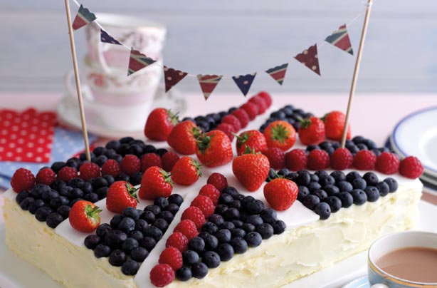 Union jack jubilee cake Union jack jubilee cake