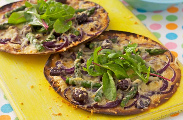 Tortilla pizzas Tortilla pizzas