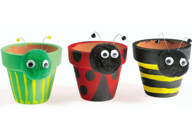 Plant pot pets garden crafts