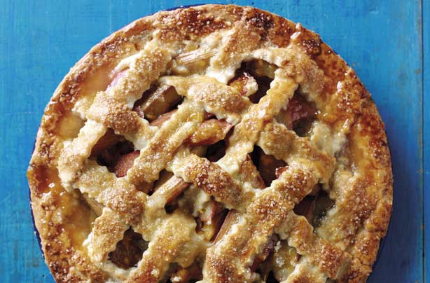 Rhubarb pie Rhubarb pie