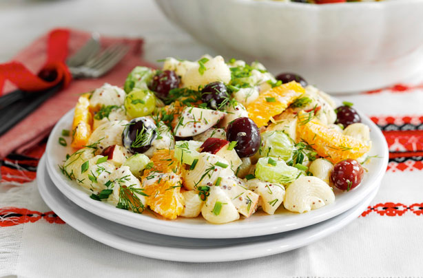 Fruity pasta salad