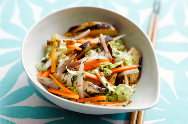 Sticky roast chicken salad Sticky roast chicken salad