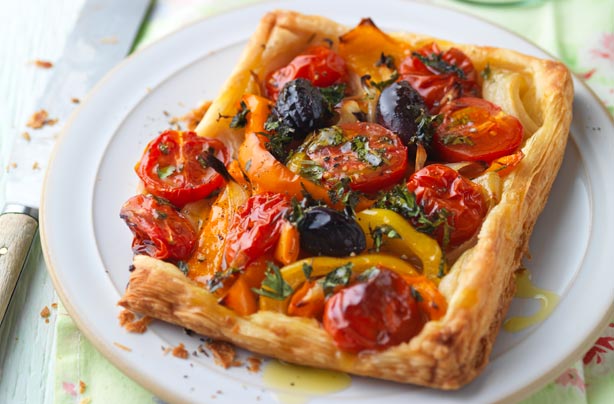 Tomato and pepper galettes Tomato and pepper galettes