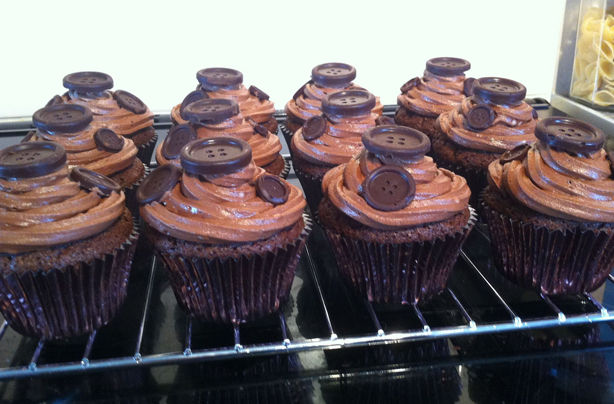 Melanie Anne Ross' chocolate button cupcakes 