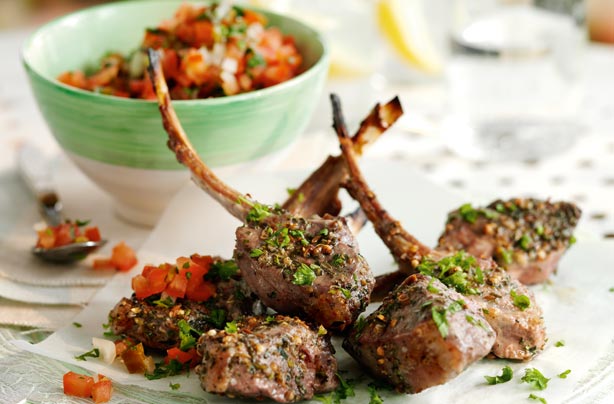 Slimming World's garlic and herb lamb lollipops Slimming World's garlic and herb lamb lollipops