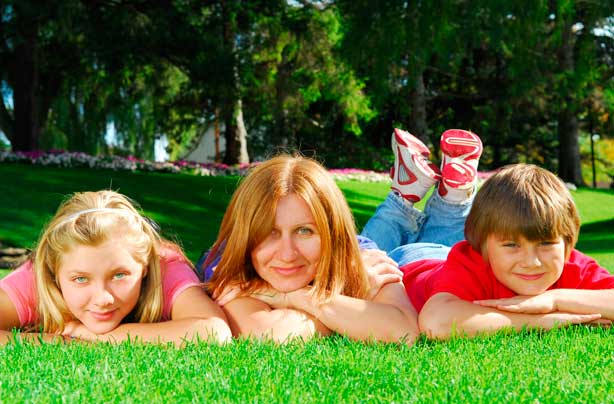 Mum and kids Mum and kids