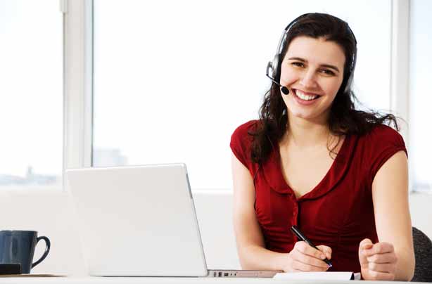 Woman working in an office Woman working in an office