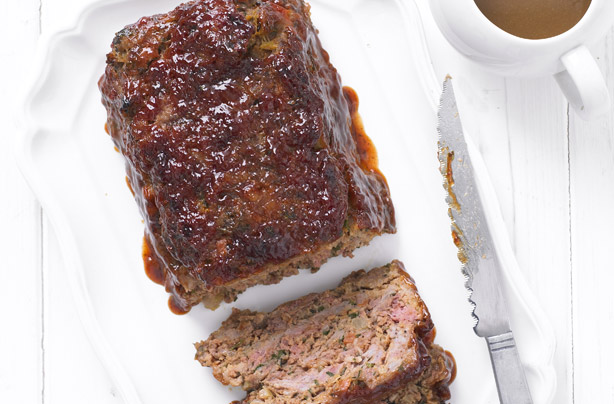 Photo: three meat meatloaf Photo: three meat meatloaf
