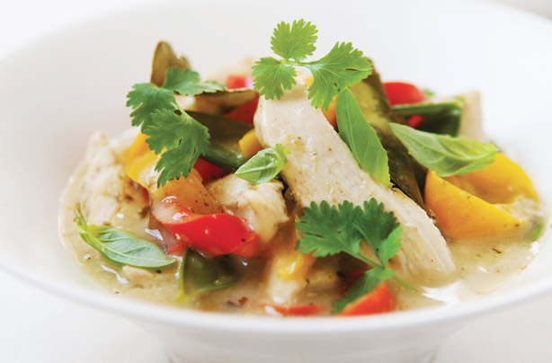 Photo: very easy Thai chicken and coconut curry