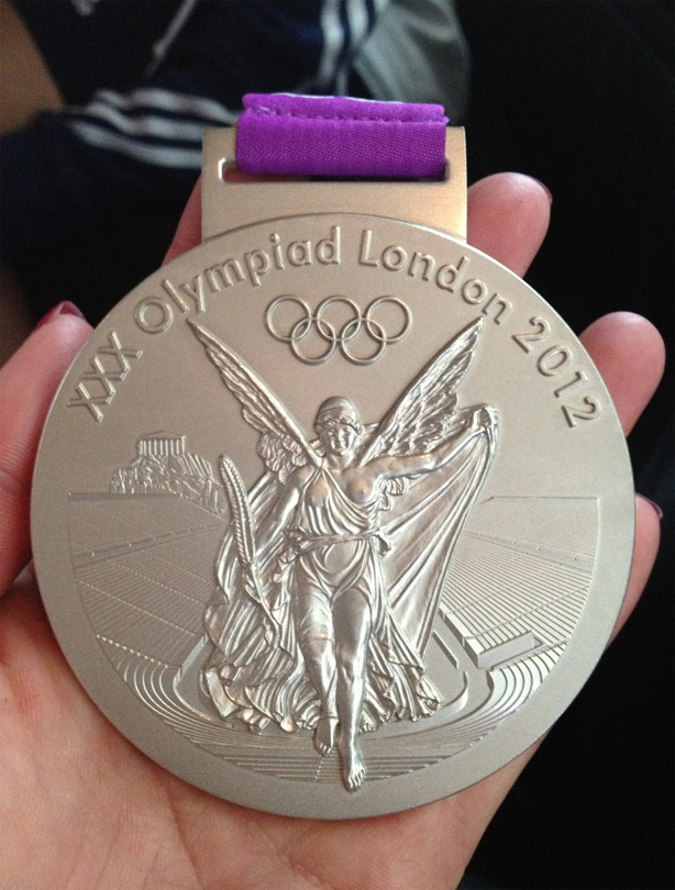 Lizzie Armitstead's medal Lizzie Armitstead's medal