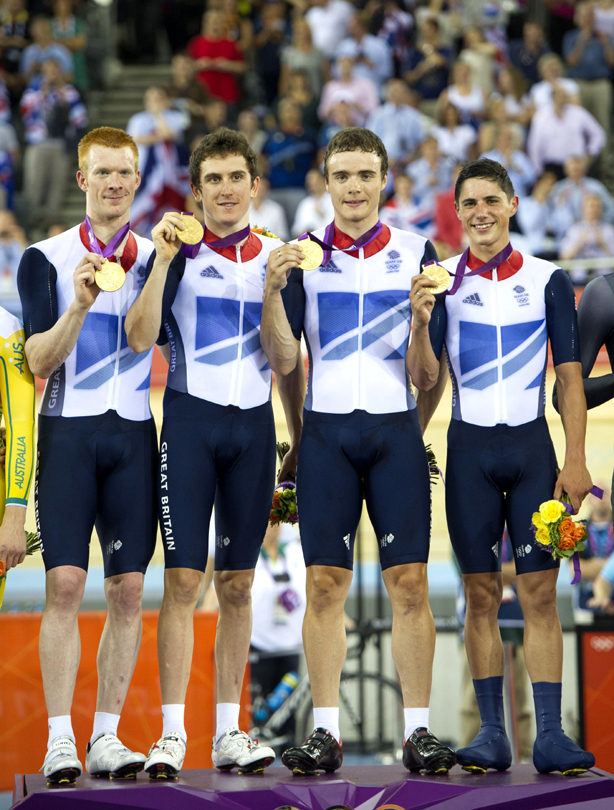 Edward Clancy, Steven Burke, Peter Kennaugh and Geraint Thomas Edward Clancy, Steven Burke, Peter Kennaugh and Geraint Thomas