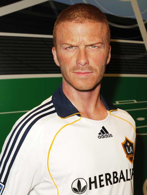 David Beckham waxwork David Beckham waxwork