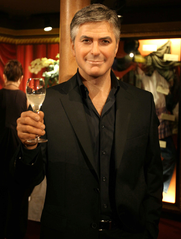 George Clooney waxwork George Clooney waxwork