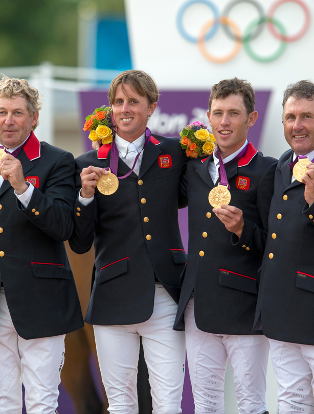Nick Skelton, Ben Maher, Scott Brash and Peter Charles Nick Skelton, Ben Maher, Scott Brash and Peter Charles
