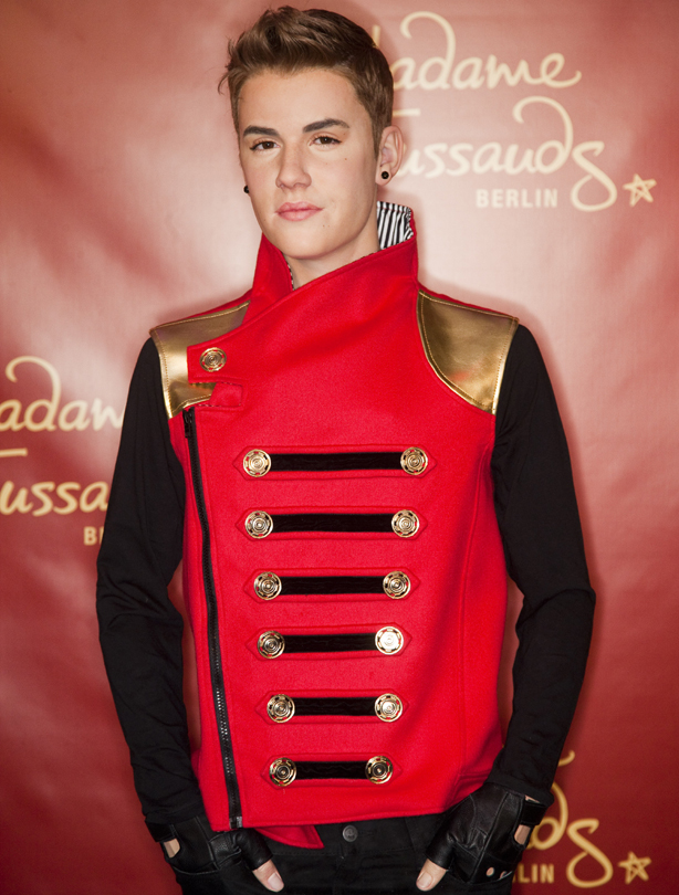Justin Bieber waxwork Justin Bieber waxwork