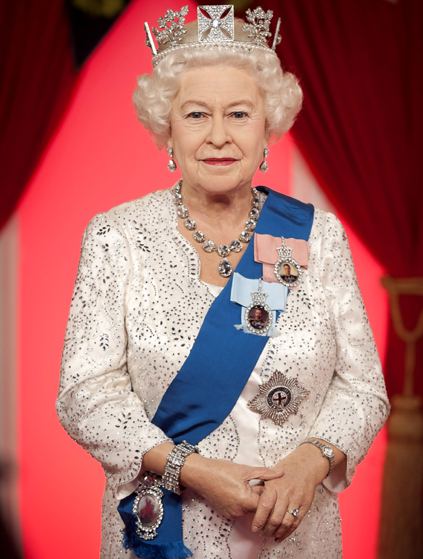 The Queen waxwork The Queen waxwork