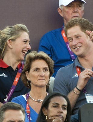 Laura Trott and Prince Harry Laura Trott and Prince Harry