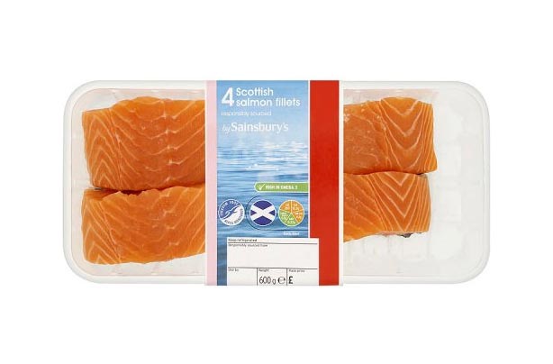 Sainsbury's Scottish Salmon Fillets Sainsbury's Scottish Salmon Fillets