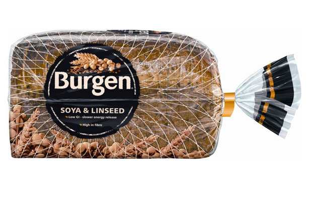 Burgen soya and linseed slicked bread Burgen soya and linseed slicked bread