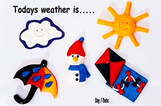 Weather chart - crafts for kids