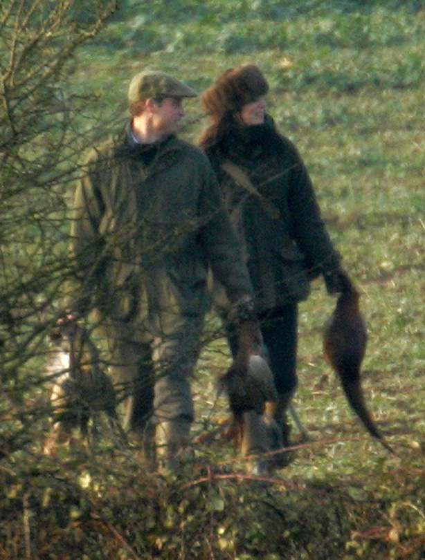Kate and William: December 2007 Kate and William: December 2007