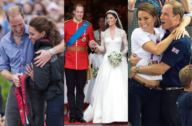 Kate and William