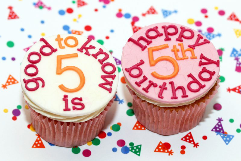 goodtoknow's 5th birthday cupcakes goodtoknow's 5th birthday cupcakes