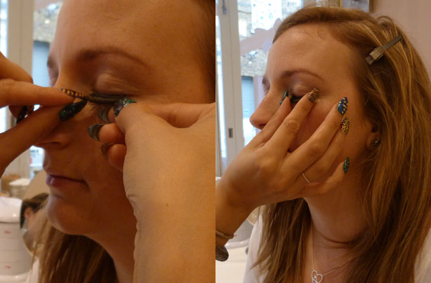 Benefit how to: apply false lashes apply Benefit how to: apply false lashes apply