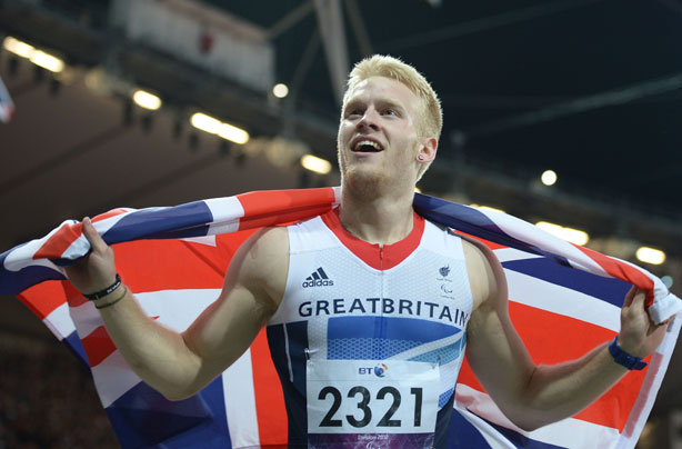 Jonnie Peacock 100m gold Jonnie Peacock 100m gold