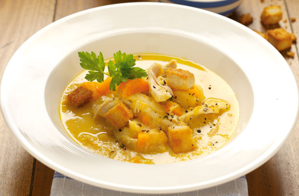 roast chicken soup