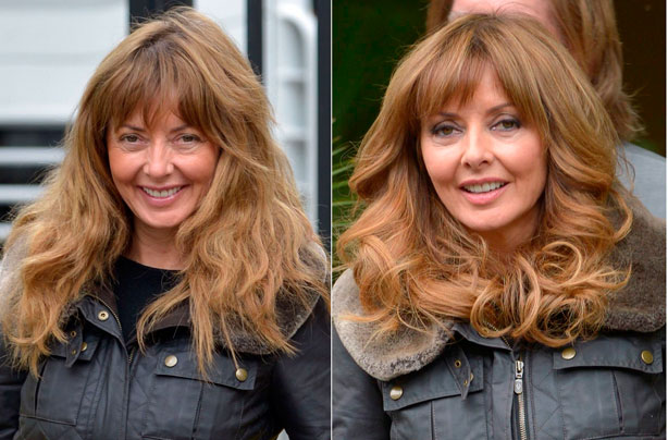 Carol Vorderman without make-up Carol Vorderman without make-up