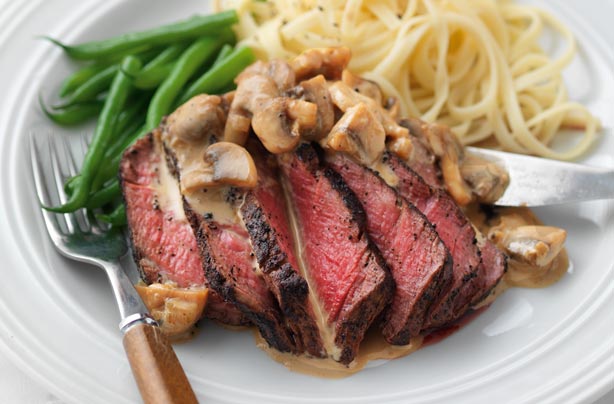 Steak with mushroom suace Steak with mushroom suace