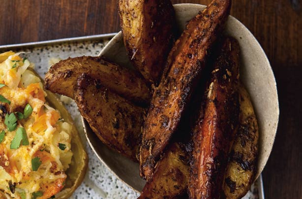 Cajun spiced wedges Cajun spiced wedges