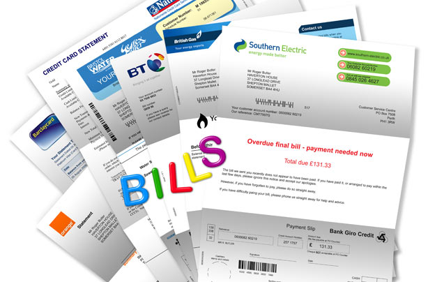 Average household bills
