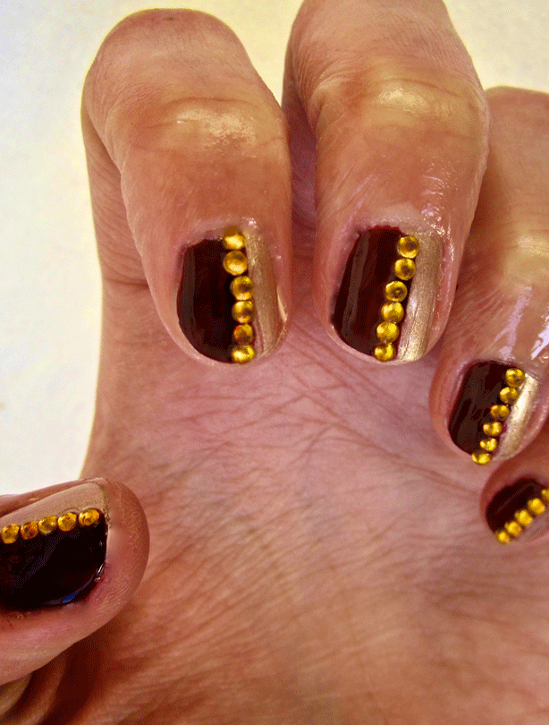 nail art step three photo nail art step three photo