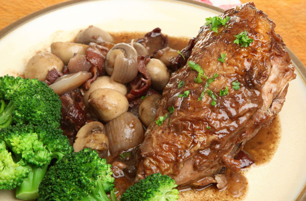 Coq au vin recipe
