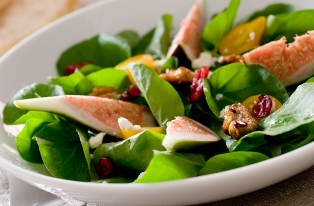 Feta, fig and cranberry salad