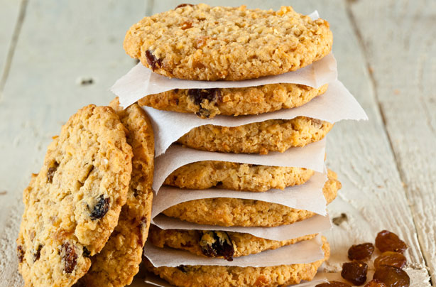Oatmeal and raisin cookies