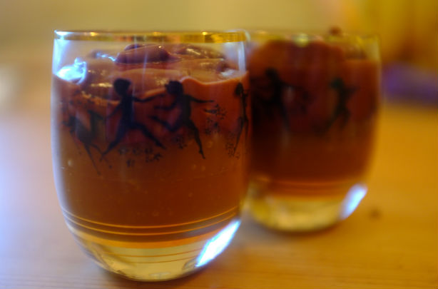 Super-quick chilli chocolate mousse