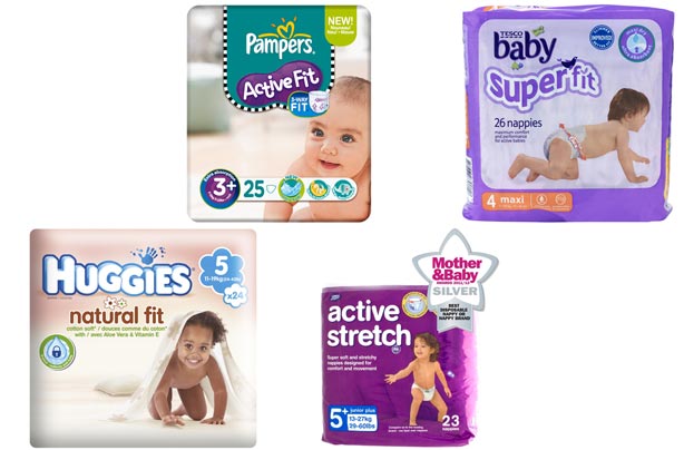 Active fit nappies