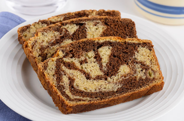 Marbled banana bread