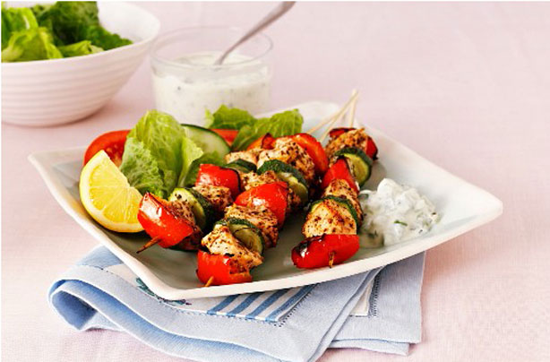 Thai-style chicken skewers Thai-style chicken skewers